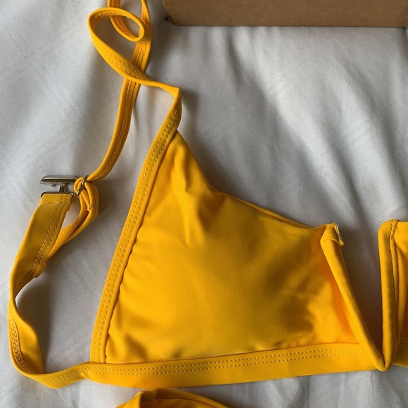 NWT Zaful Two Piece Yellow Bikini - Picture 2 of 7